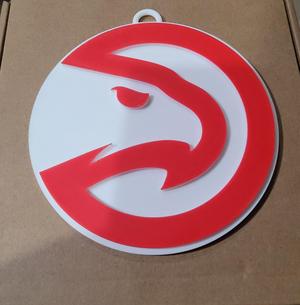 ATLANTA HAWKS 3D Logo 180mm series
