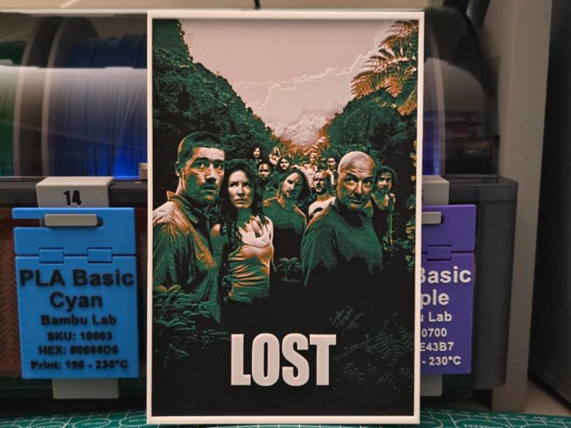 Lost Poster - Hueforge Art