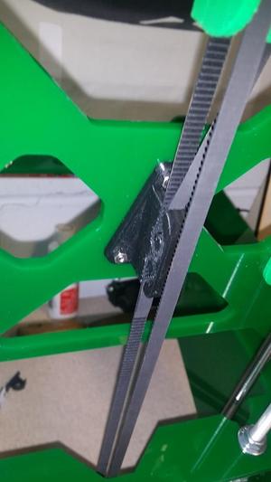 Prusa i3 Reprap 3 hole belt clamp