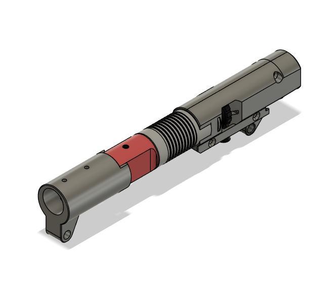 M4 carbon tube upper & alignment kit for Wolverine Inferno MTW & Begadi PRO Neptune