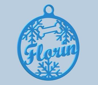 Christmas ball puppy Florin