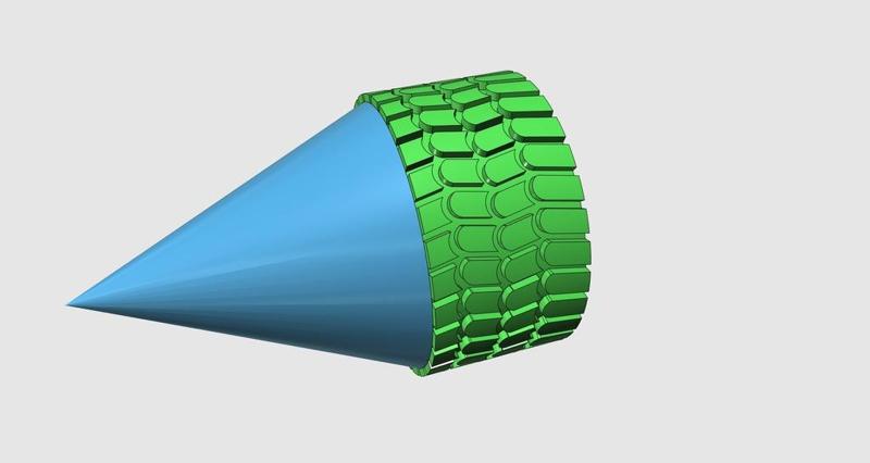 Experimental radial Tesla Valve Pulsejet head