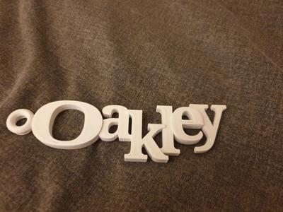 Oakley keyring name chain