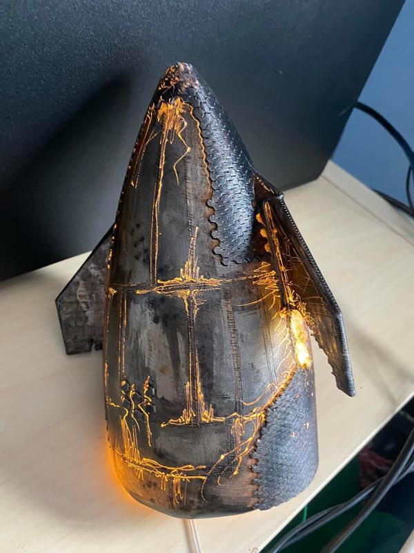 SpaceX Starship IFT-4 MVP Trophy (w/presupported)