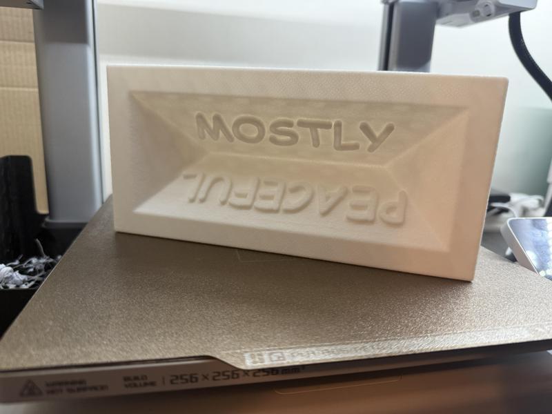 Mostly Peaceful Brick