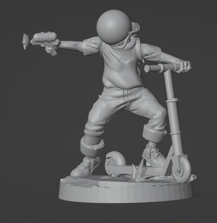 Kids Outside Space/Wheels set miniatures