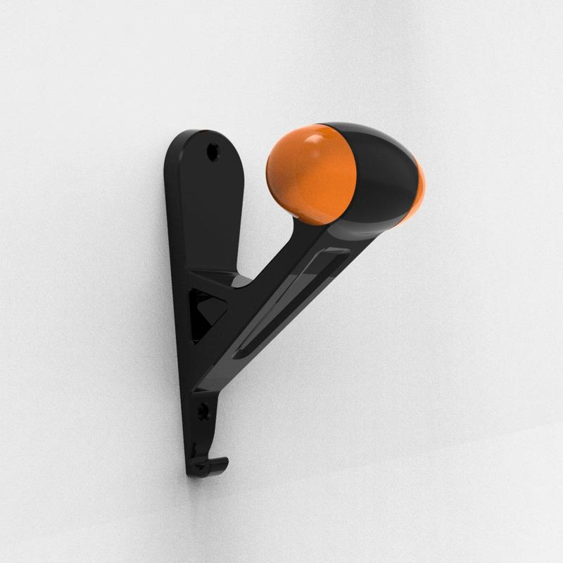 MOTORCYCLE HELMET HOLDER MOSQUITO easy print 2 | bicycle helmet holder | helmet support | HELMET WALL MOUNTED | Moto HELMET | Bike HELMET | 3D MODEL STL | STL | 3D PRINTING FILE