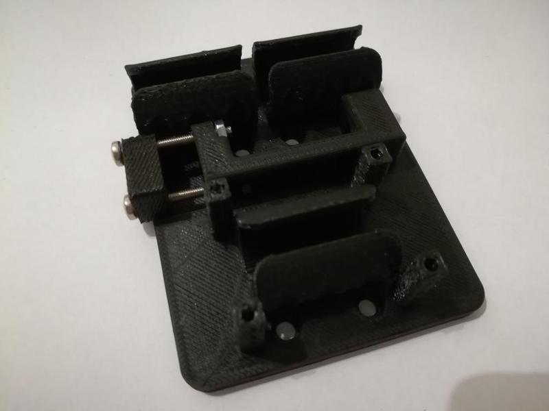 ANET A8 | Backplate for Customizable E3D v6 Carriage / Bowden Mount