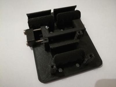 ANET A8 | Backplate for Customizable E3D v6 Carriage / Bowden Mount