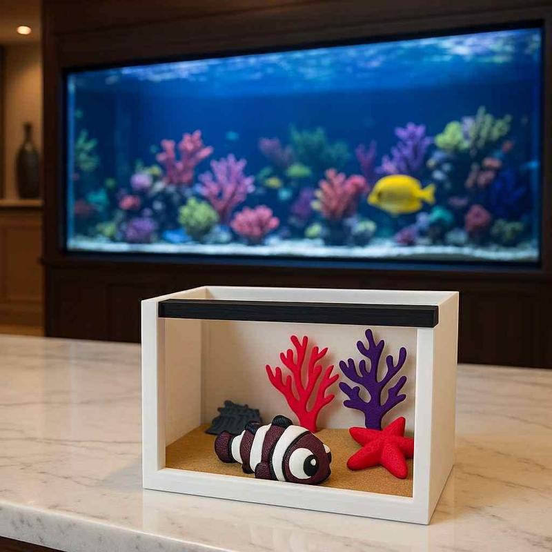 Marine Fish Tank Display Playset – Flexi Mini Compatible