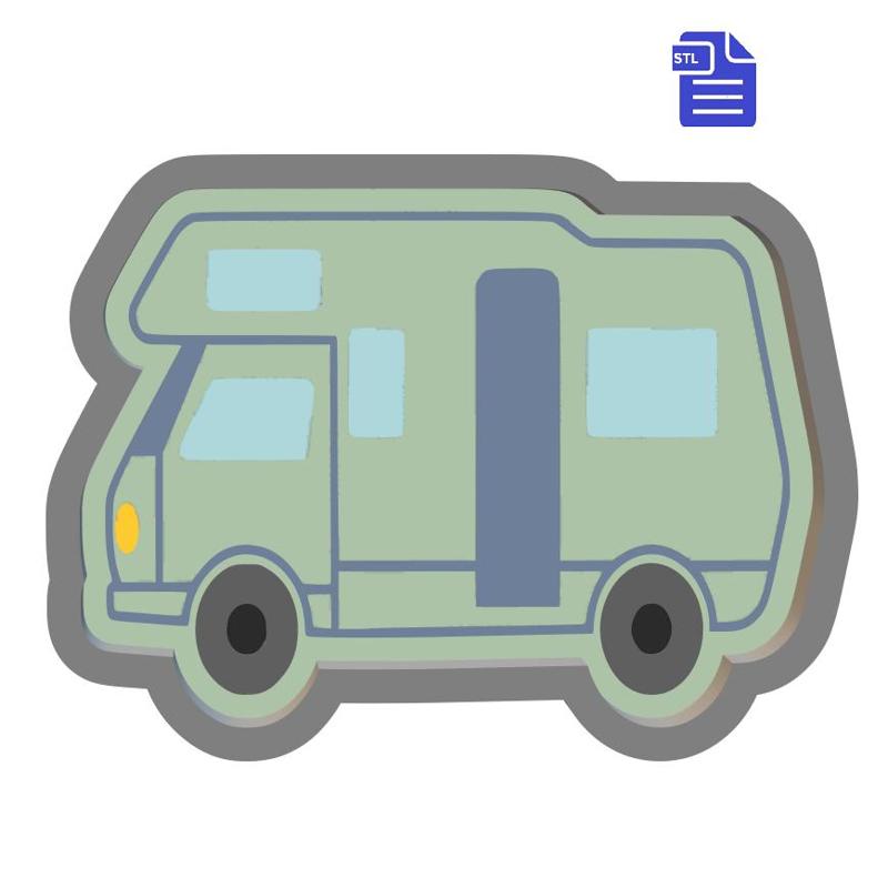 1pc Camper Van Bath Bomb Mold