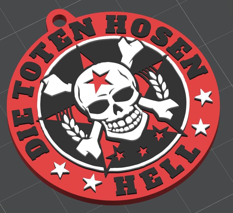 Die Toten Hosen Keychain hell