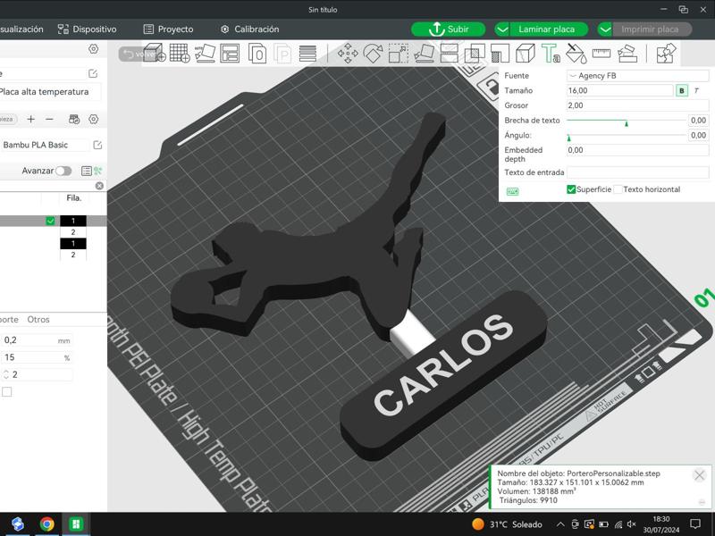 CUSTOMIZABLE FOOTBALL GOALKEEPER TROPHY
