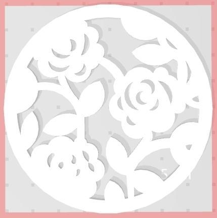 Flower coaster ( pink )