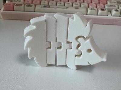 Hedgehog - Articulated Hedgehog -- Articulated Toy - Hedgehog Ornament - Hedgehog Toy