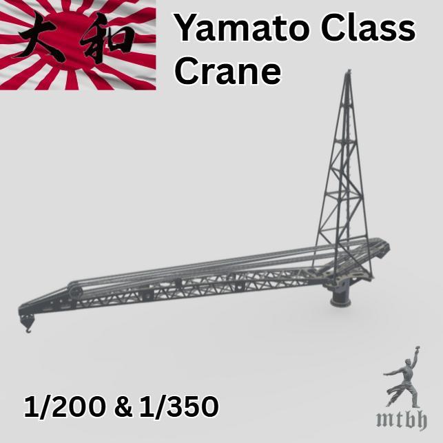IJN Yamato Crane – WWII Battleship Detail Model (1/200 & 1/350 Scales Included)
