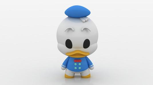 BABY DUCK BIRD TOY 3D PRINTABLE MODEL