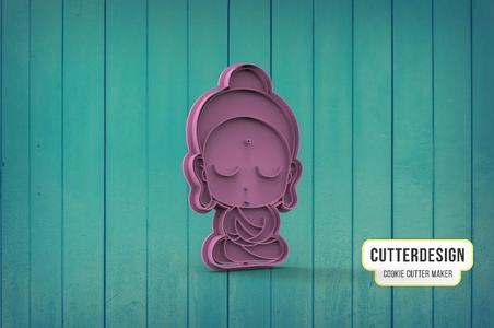 Baby Buddha Cookie Cutter M1