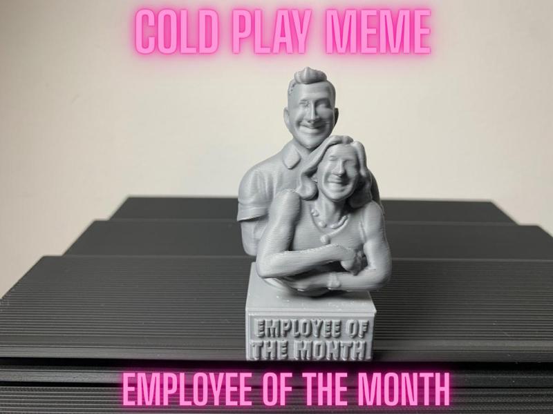 Cold Play Employee of the Month Award