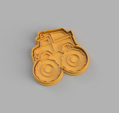 Monster Truck cookie cutter