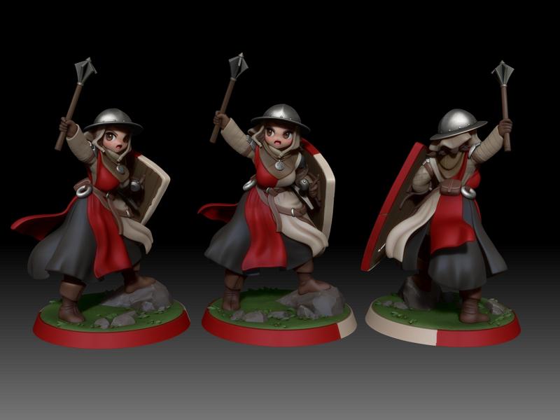 Ordo Mediare Soldier Sister Miniature 2