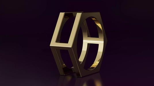 hexagon ring N04 54EU SIZE