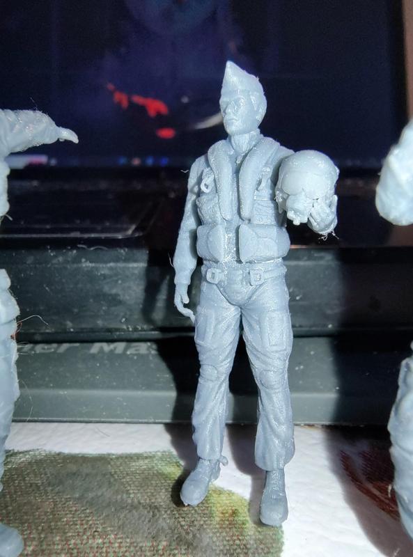 Argentine fighter pilot (Falklands War 1982). Scale 1/35