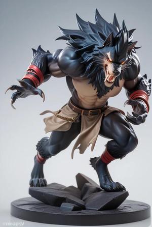 FURRY WERE WOLF 3D PRINT -3DSHIMA