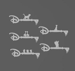 Aristochats Key - Key Aristocats - Disney