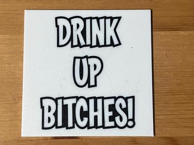 drink up coaster