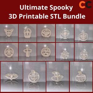 Ultimate Halloween Cookie Cutter Collection – 14 Spooky 3D Printable STL Designs