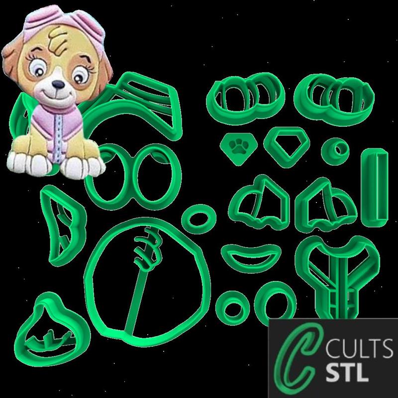 CORTADOR - SKYE - PATRULHA CANINA - 8cm