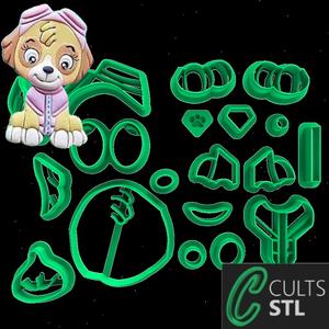 CORTADOR - SKYE - PATRULHA CANINA - 8cm