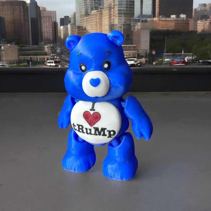 Love, Care, Bear, Articualte, Print in Place, tRuMp Bear, NYC, New York, Alvin Brag
