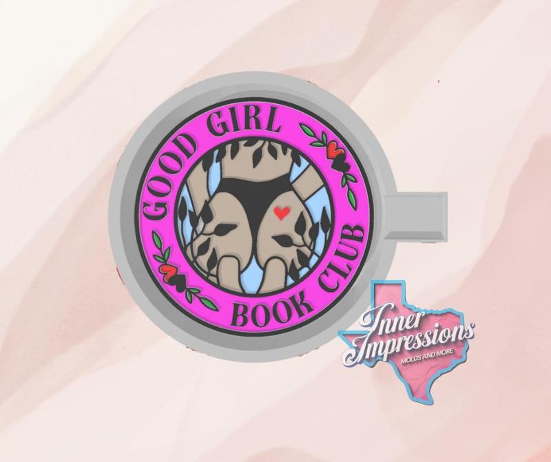 Good Girl Book Club Freshie Mold