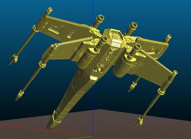 X-Wing T-65 very detailed