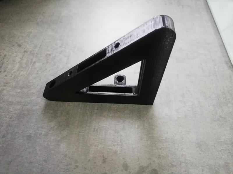 Orientated support for outdoor spotlight/ projector