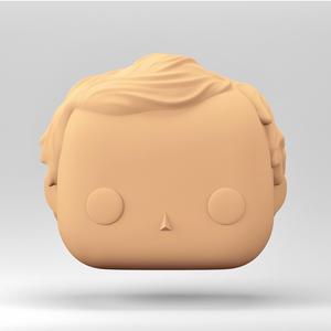 Stylized Chibi / POP Head STL | 3D Print File | MH_6-5