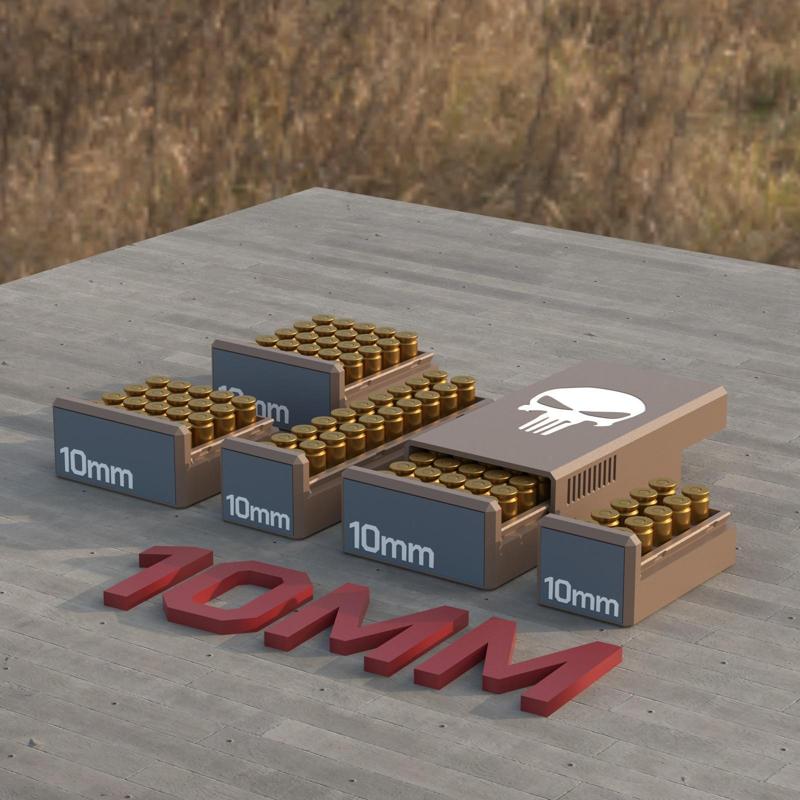 Ammo box 10mm BBOX ammunition storage 10/20/25/50 rounds ammo crate 10 mm