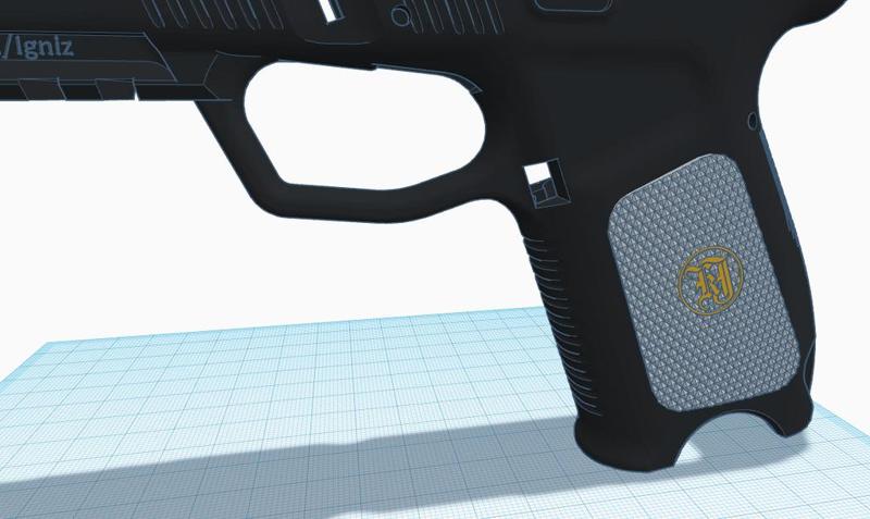 KJW Grips for Igniz Frame for KJ Works Glock 23
