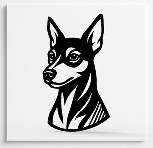 Miniature Pinscher 2D Wall art