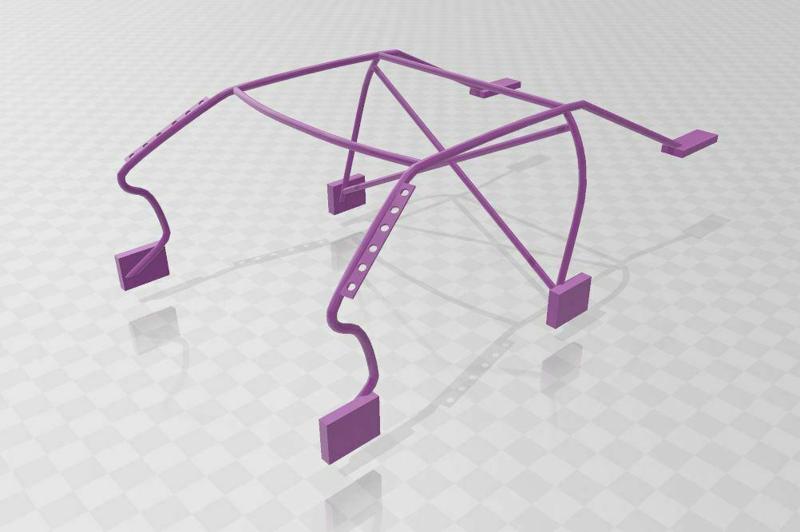 ROLLCAGE NISSAN S13 180/200/240sx SADS 1/10 DRIFT