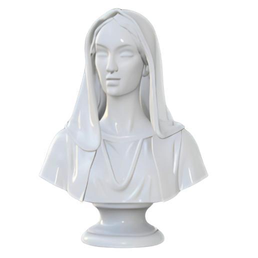Serene Veiled Bust