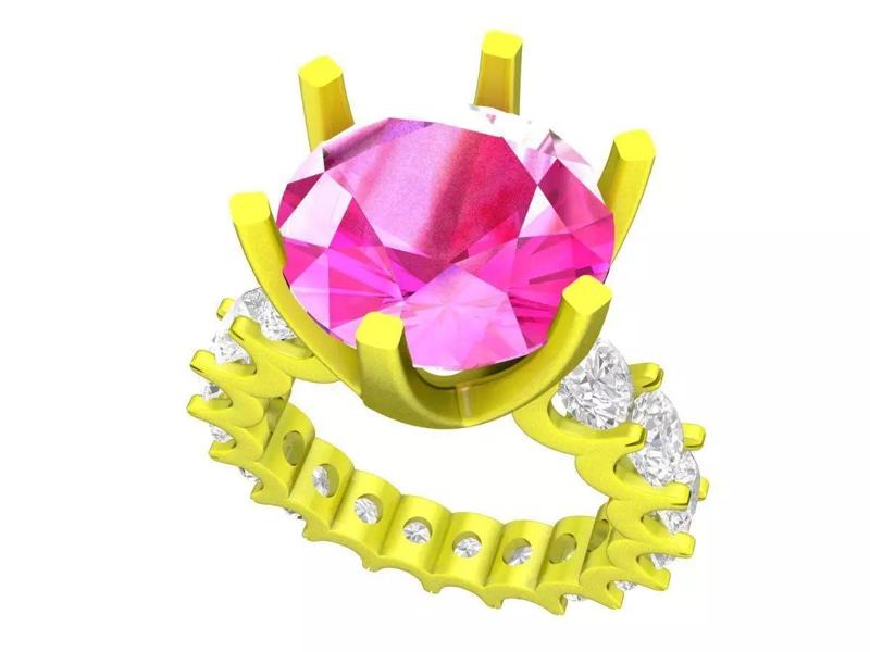 7349 luxury korean style engagement women ring