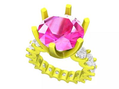 7349 luxury korean style engagement women ring