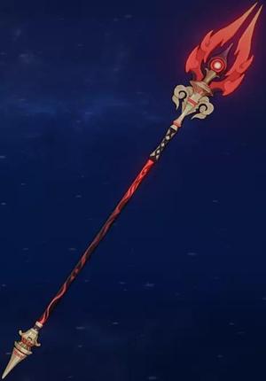 Staff of Homa - Genshin Impact - With led predisposition