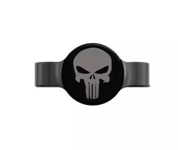 3D Printable Punisher Symbol Ring