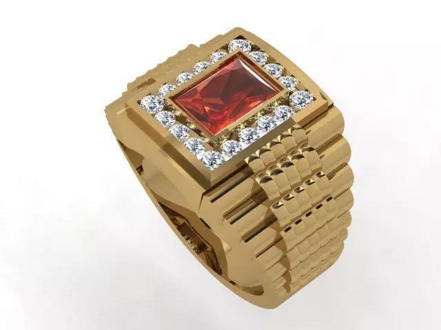 A Showcase of Luxury Men Rings Inspired by Watches