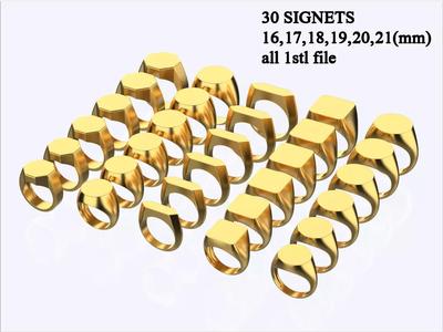 30 signets dimension collection