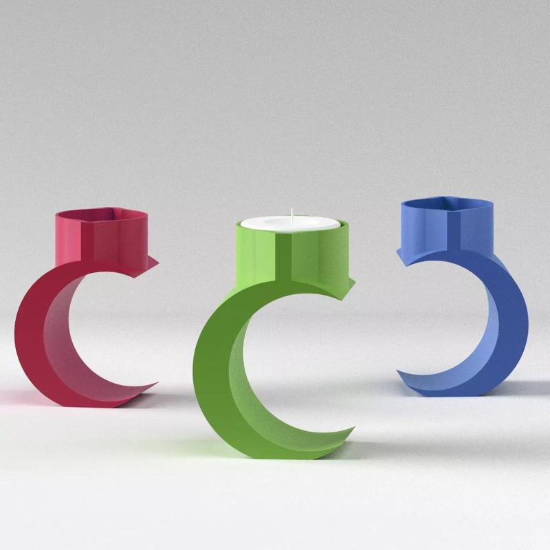 Moon Tealight Holder